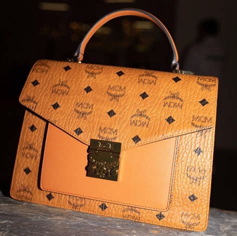 pink mcm bag replica|spotting a genuine mcm bag.